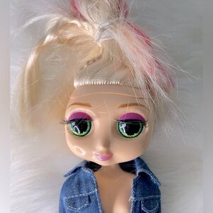 Vintage Diva Starz Talking Fashion Doll Mattel 2001 Blonde Light Up Lips